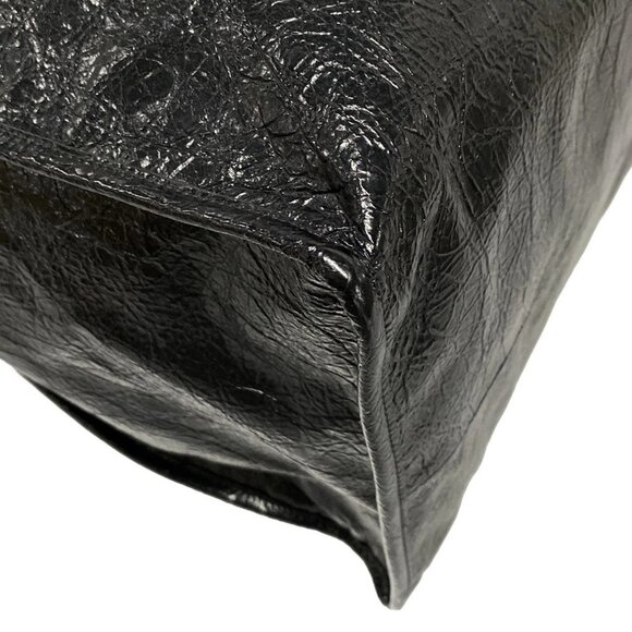 Auth BALENCIAGA Shopper Garment Tote Bag 811607 Black Lambskin - Tote Bag - Picture 3 of 16